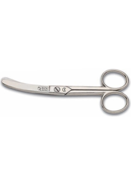 Rıza M-159 Eğri Manifatura Makası No: 5 Inç / 12,70 cm - Nikel Kaplama