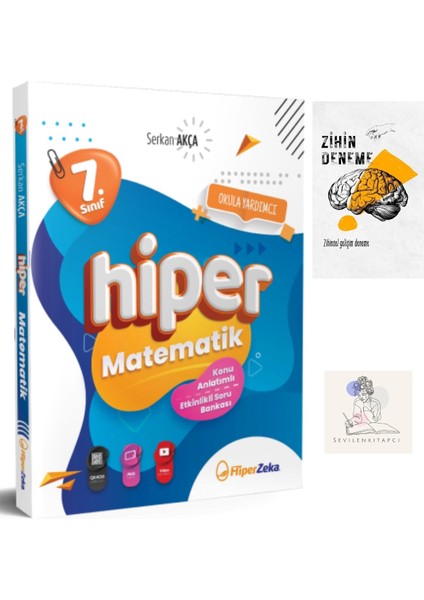 Yayınları Hiperzeka 7.sınıf Matematik Konu Anlatım +ZİHİNDENEME-SS-SK809