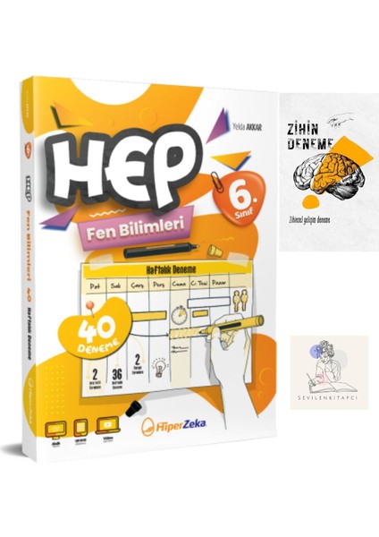 Hiperzeka 6.sınıf Fen Bilimleri Hep Haftalık DENEME+ZİHİNDENEME-SSSK690