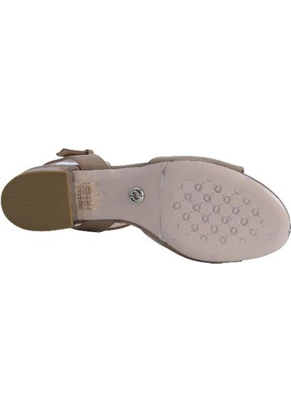 Hakiki Deri Bıskuvı Sandalet Topuklu 4652 156 fırsatları