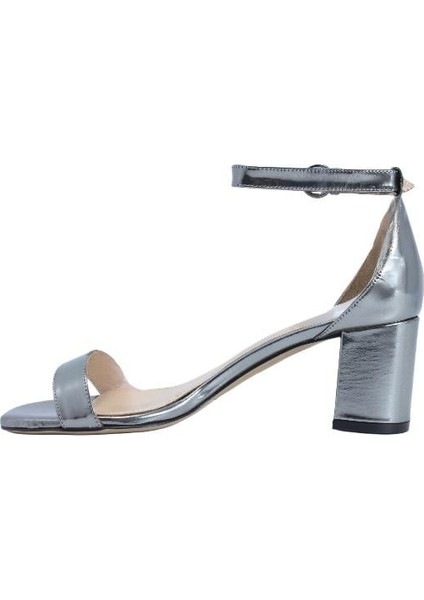 Hakiki Deri Antrasıt Sandalet Topuklu 1918 33 fiyatları
