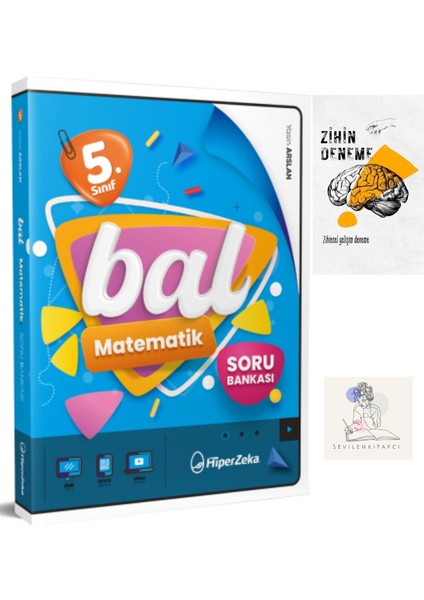 Hiperzeka 5.sınıf Bal Matematik Soru BANKASI+ZİHİNDENEME-SSSK240