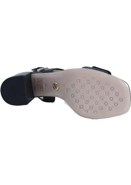 Hakiki Deri Sıyah Sandalet Topuklu 1918 30 V1 fırsatları