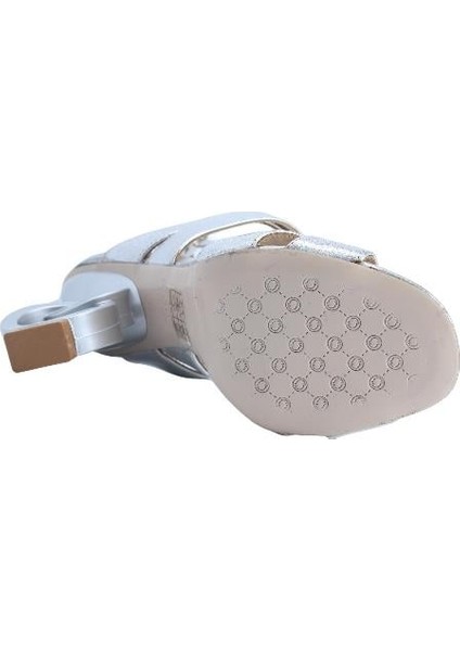 Hakiki Deri Gumus Sandalet Topuklu 6564 178 fırsatları