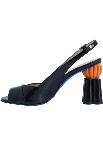 Hakiki Deri Sıyah Sandalet Topuklu 319 255 fiyatları