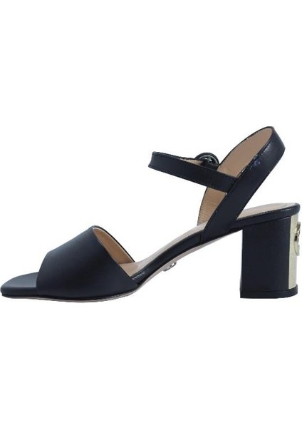 Hakiki Deri Sıyah Sandalet Topuklu 4183 27 V3 fiyatları