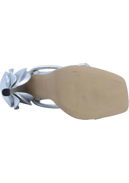 Hakiki Deri Gumus Sandalet Topuklu 11 8026 24 fırsatları