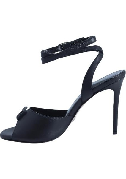 Hakiki Deri Sıyah Sandalet Topuklu 6564 204 V1 fiyatları