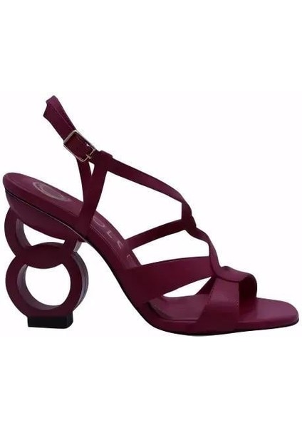 Hakiki Deri Fusya Sandalet Topuklu 6564 220