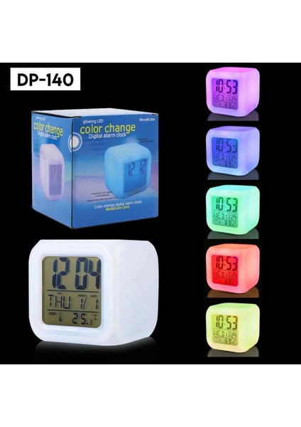 Renk Değiştiren Küp Saat - MCT6871-7840