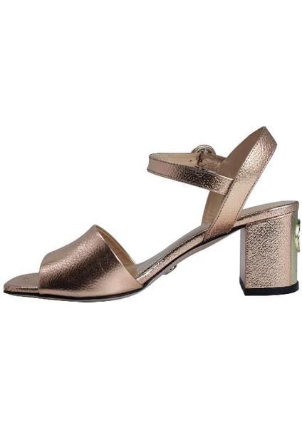 Hakiki Deri Bakır Sandalet Topuklu 4183 27 V3 fiyatları