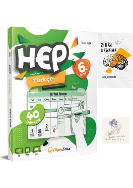 Hiperzeka 6.sınıf Türkçe Hep Haftalık DENEME+ZİHİNDENEME-SSSK643