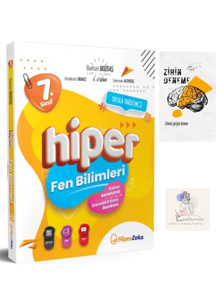 Hiperzeka 7.sınıf Fen Bilimleri Konu Anlatım +ZİHİNDENEME-SS-SK854