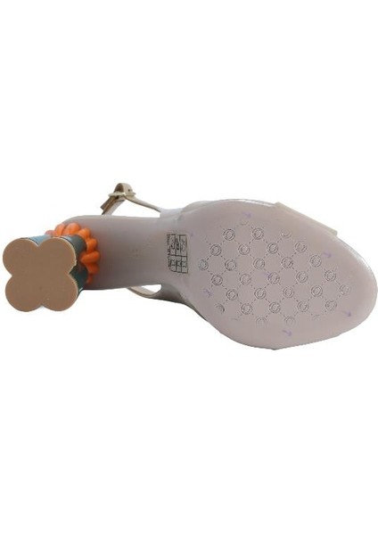 Hakiki Deri Bej Sandalet Topuklu 319 255 fırsatları