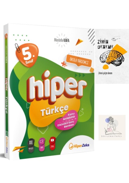 Yayınları Hiperzeka 5.sınıf Türkçe Konu Anlatım KİTABI+ZİHİNDENEME-SSSK140