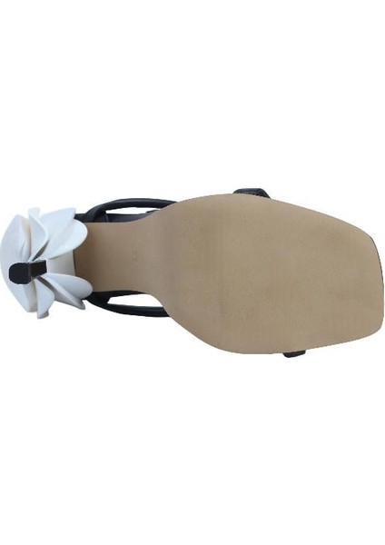 Hakiki Deri Sıyah Sandalet Topuklu 11 8026 24 fırsatları