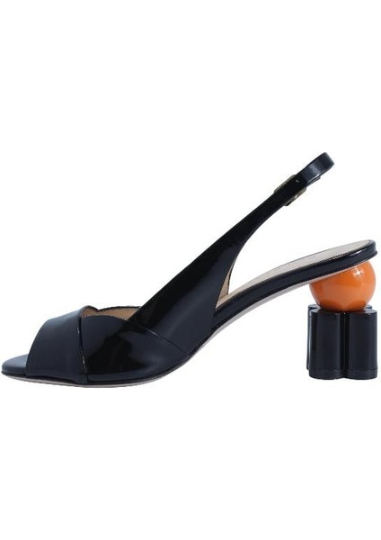Hakiki Deri Sıyah Sandalet Topuklu 4183 173 V1 fiyatları