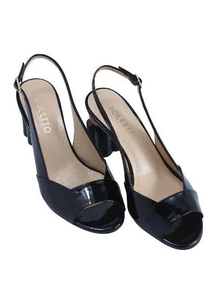 Hakiki Deri Sıyah Sandalet Topuklu 4183 173 V1 modelleri