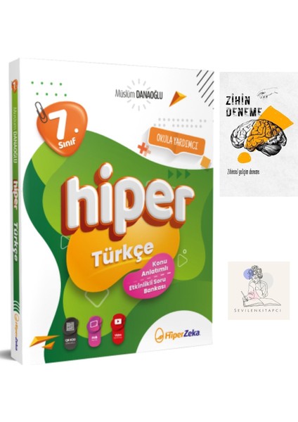 Hiperzeka 7.sınıf Türkçe Konu Anlatım +ZİHİNDENEME-SS-SK863