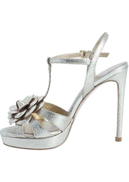 Hakiki Deri Altın Sandalet Topuklu 6564 202 fiyatları