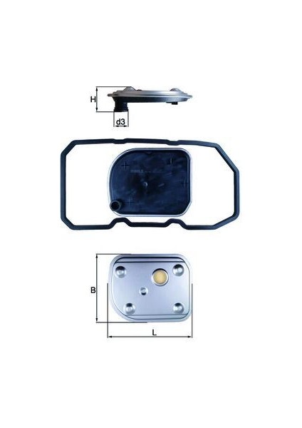 Otomatık Sanzıman Yagı Fıltre Setı Mercedes W169 W245 A1693771395-A1693710480