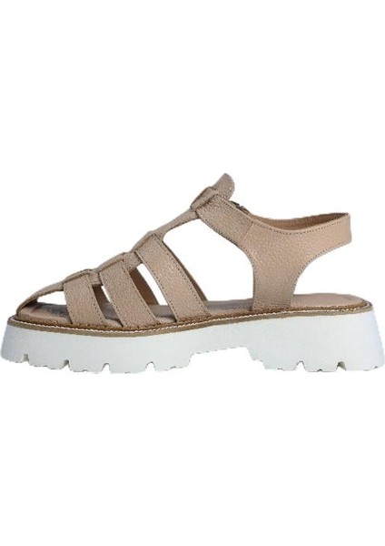 Paola Fabıanı Ayakkabı Hakiki Deri Nohut Sandalet Düz Terlik 04 5202 fiyatları