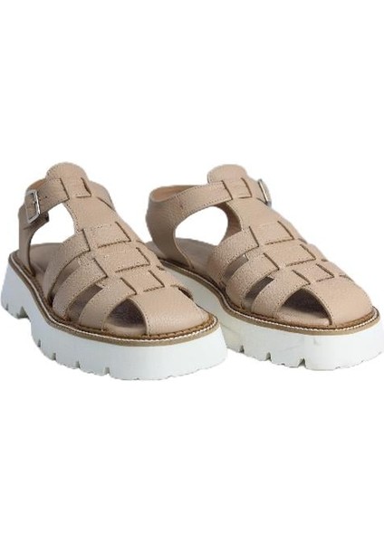 Paola Fabıanı Ayakkabı Hakiki Deri Nohut Sandalet Düz Terlik 04 5202 modelleri