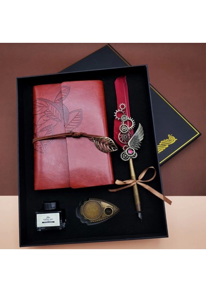 Divit Hokka Defter ve Tüylü Kalem Seti - MCT4573-4073