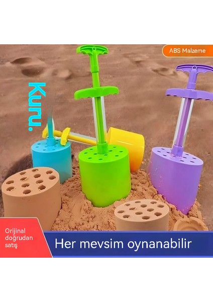 Briket Plaj Kum Oyuncakları ile Oynamak (Yurt Dışından)