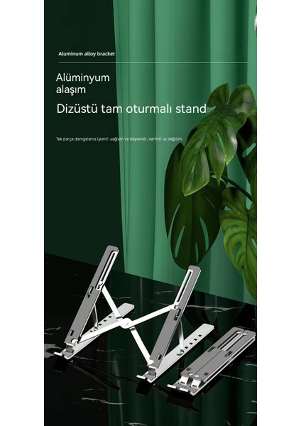 Dizüstü Bilgisayar Dikey Isı Dağılımı Katlama Kaldırma Alüminyum Alaşımlı Braket (Yurt Dışından) fiyatları