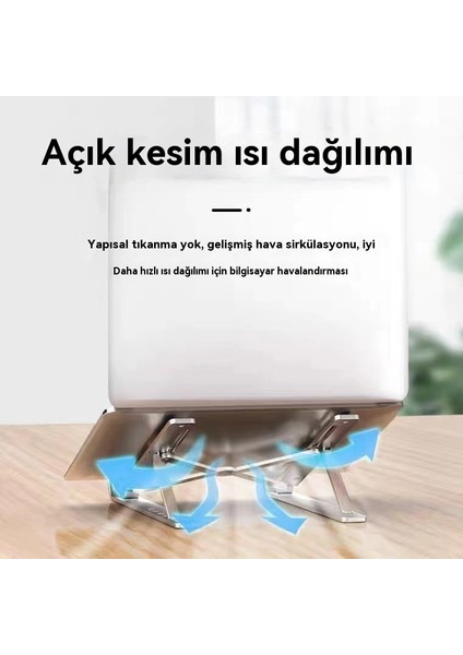 Dizüstü Bilgisayar Dikey Isı Dağılımı Katlama Kaldırma Alüminyum Alaşımlı Braket (Yurt Dışından) indirimleri