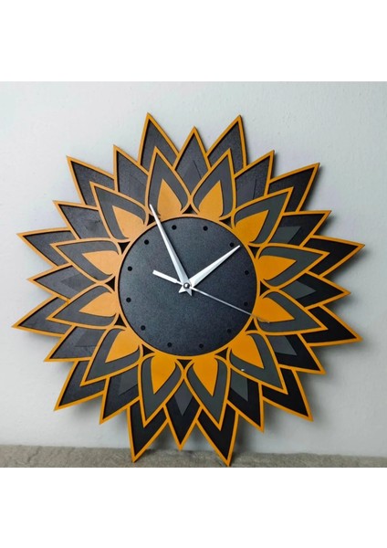 Modern Ahşap Duvar Saati | 40*40 CM |SA7016
