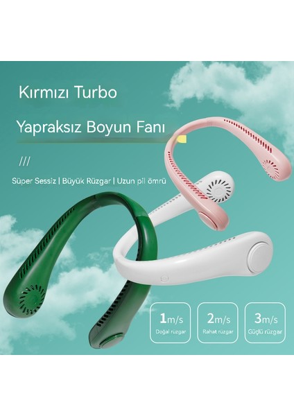 Yapraksız Katlanabilir Taşınabilir Boyunlu Küçük Fan (Yurt Dışından)