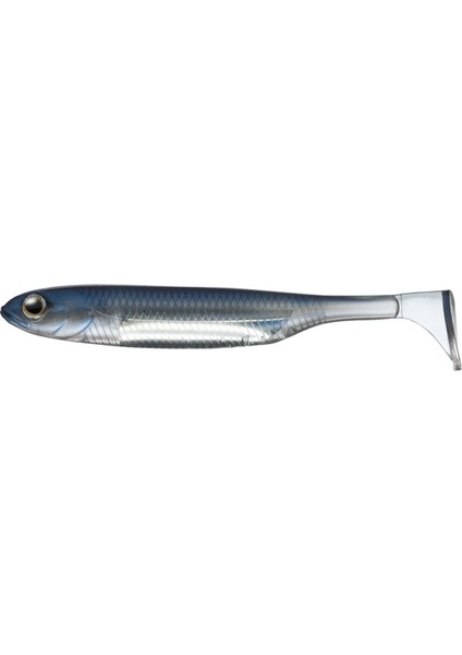 Flash J Shad Plus Sw 10CM (4'') #105 Sardine Silver Silikon Balık (5 Adet)