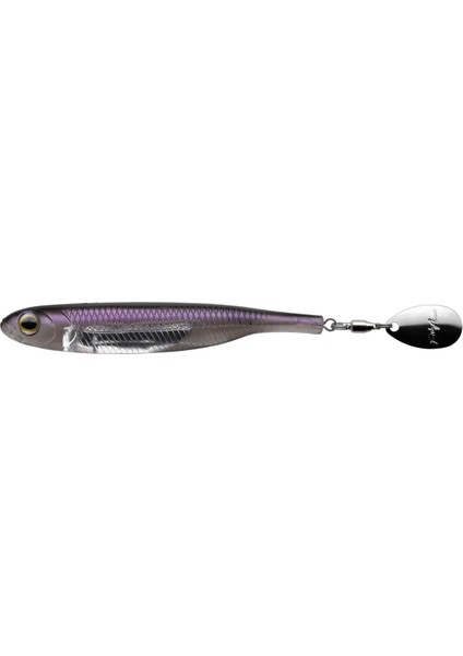 Flash J Spin Elastomer 10CM (4'') #03 Lake Smelt Silver Silikon Balık (3 Adet)