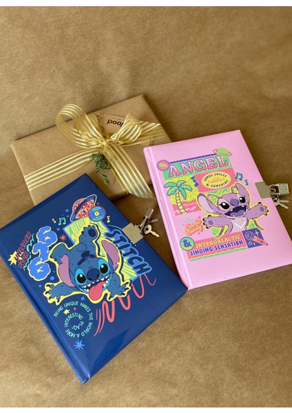 Lilo & Stitch Kilitli Hatıra Defteri | 14X20 cm – 80 Yaprak Sert Kapaklı Günlük modelleri