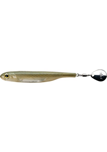 Flash J Spin Elastomer Sw 10CM (4'') #105 Inakko Silver Silikon Balık (3 Adet)
