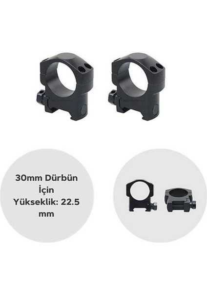30MM Dürbün Için Picattiny Ray Ayağı - Orta