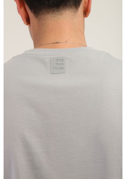 One Two Three Erkek T-Shirt %100 Koton indirimleri