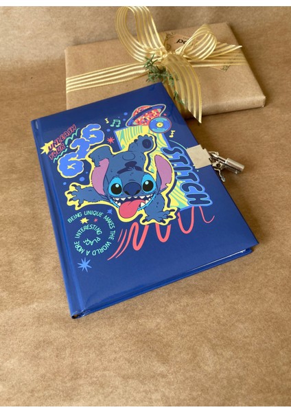 Lilo & Stitch Kilitli Hatıra Defteri | 14X20 cm – 80 Yaprak Sert Kapaklı Günlük fiyatları