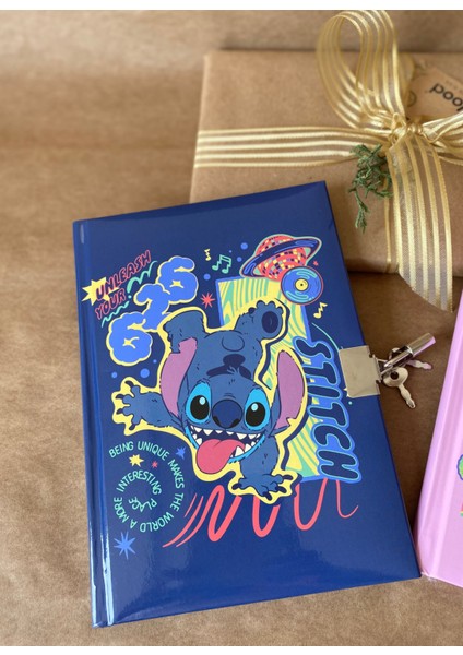 Lilo & Stitch Kilitli Hatıra Defteri | 14X20 cm – 80 Yaprak Sert Kapaklı Günlük modelleri
