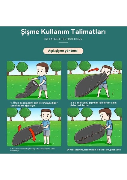 Açık Taşınabilir Sahada Kamp Şişme Kanepe (Yurt Dışından) fırsatları