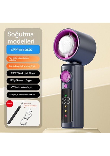 El Soğutma Taşınabilir Masaüstü USB Fan (Yurt Dışından)