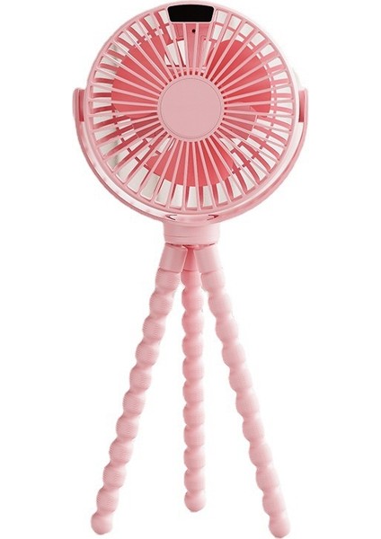 Ahtapot Bebek Arabası Taşınabilir El USB Küçük Fan (Yurt Dışından)