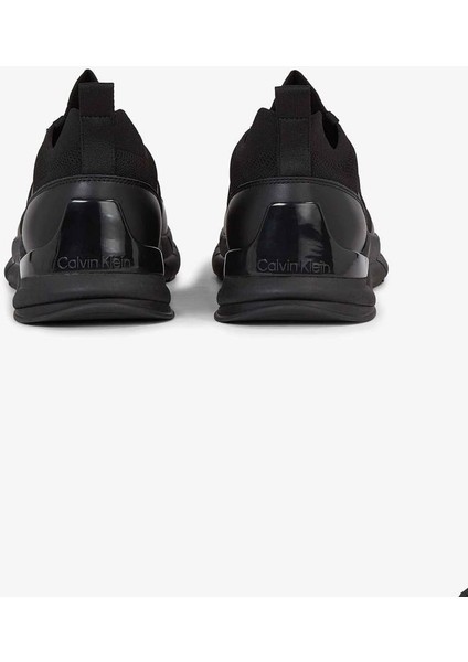 Erkek Ck Low Top Lace Up Sneakers - Siyah fırsatları