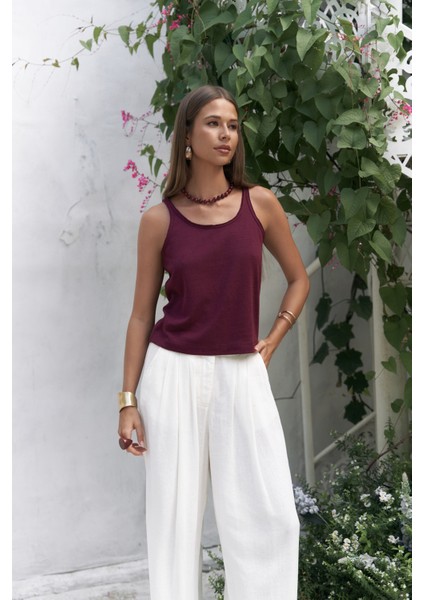 Salnor Basic Bordo Crop