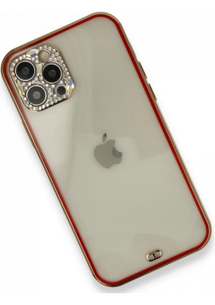 Iphone 12 Pro Kılıf Liva Taşlı Silikon - Kırmızı Bstmy modelleri