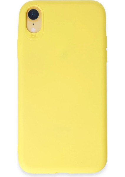 Iphone Xr Kılıf First Silikon - Sarı Bstmy