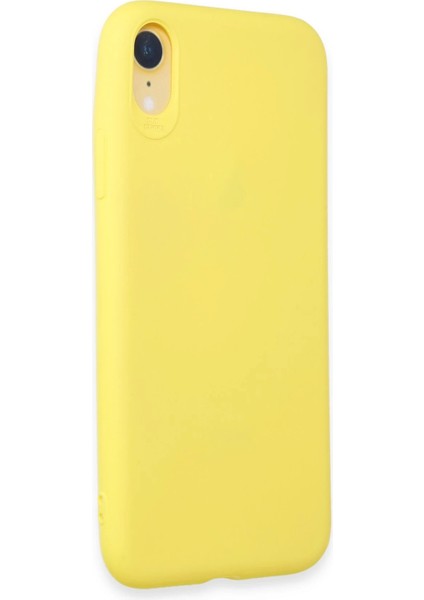 Iphone Xr Kılıf First Silikon - Sarı Bstmy