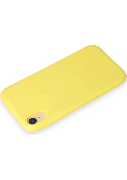 Iphone Xr Kılıf First Silikon - Sarı Bstmy